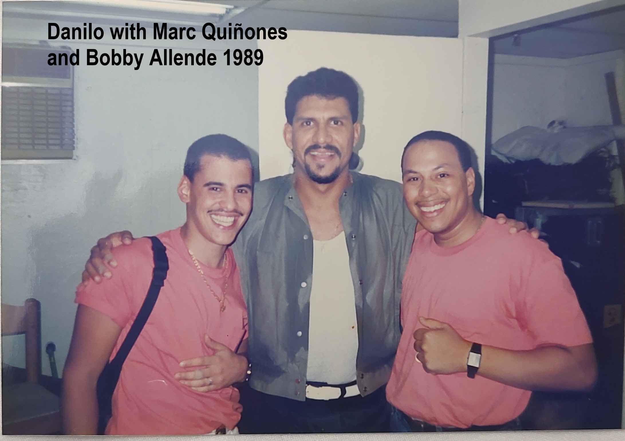 Danilo with Marc Quiñones & Bobby Allende