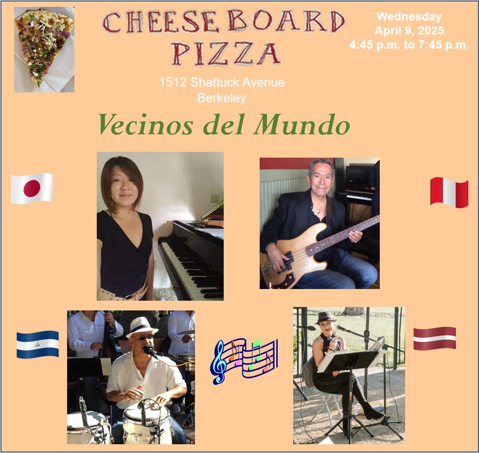 April 9th at Cheese Board