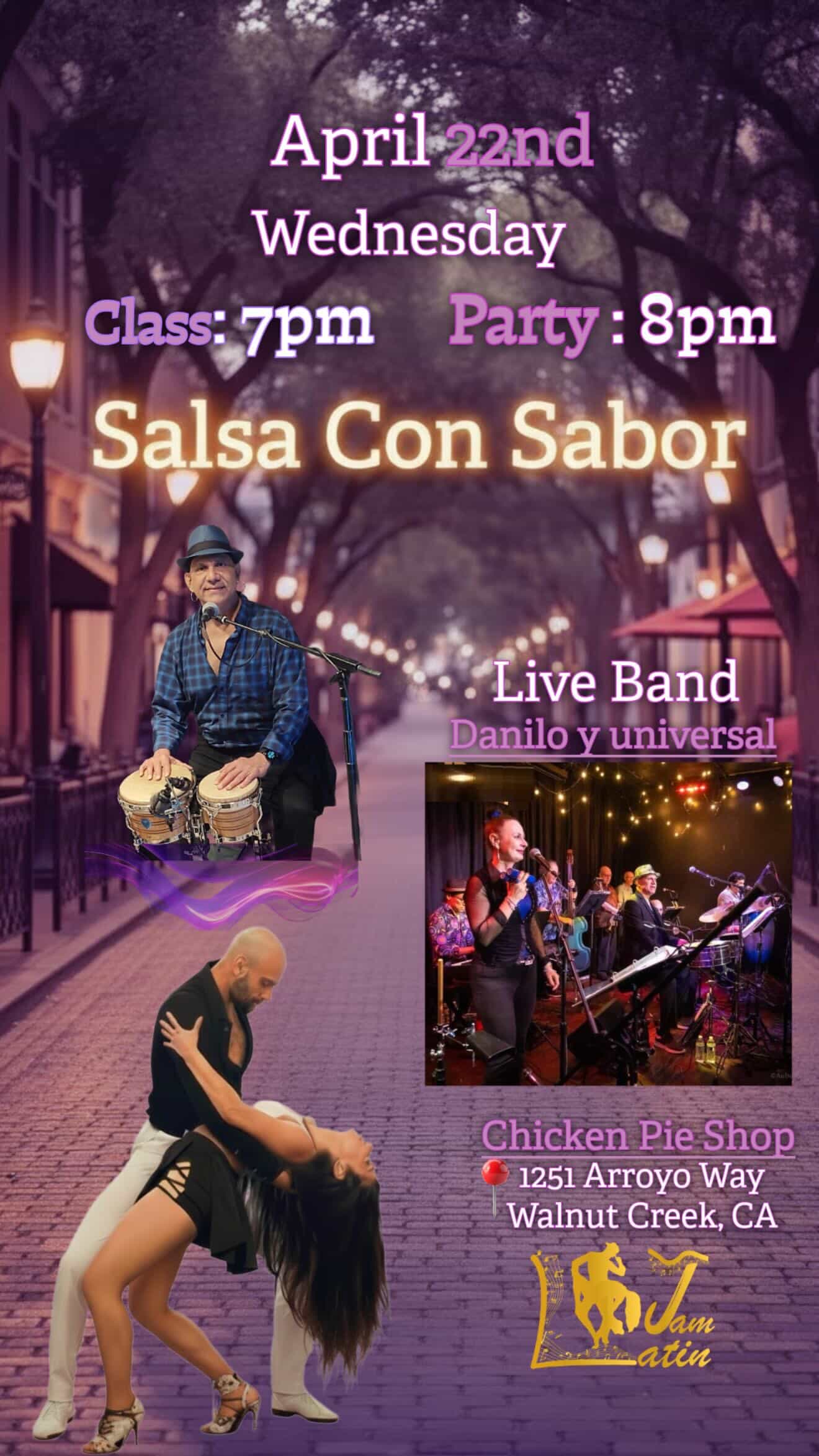 April 22nd at Salsa Con Sabor